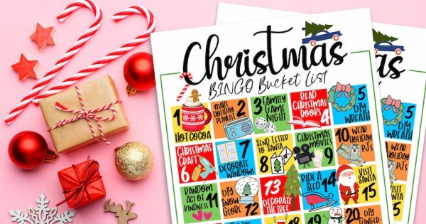 Christmas Bucket List Bingo