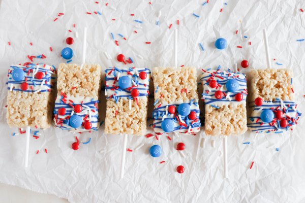 Fourth of July Rice Krispie Treats