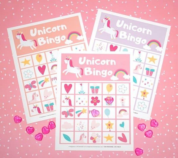 Unicorn Printable Bingo