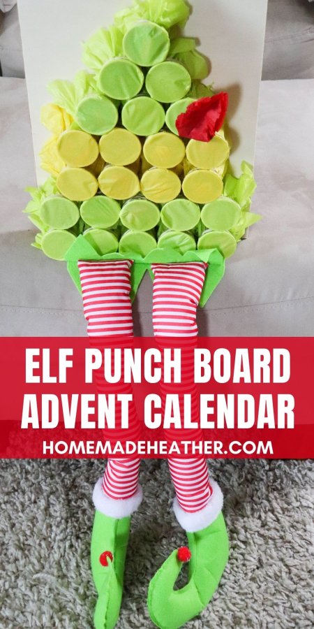 Elf Punch Board Advent Calendar