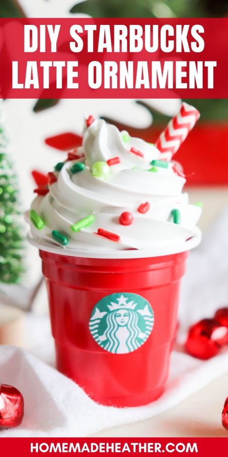 DIY Starbucks Latte Ornament