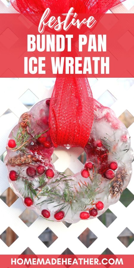 Festive Bundt Pan Ice Wreath