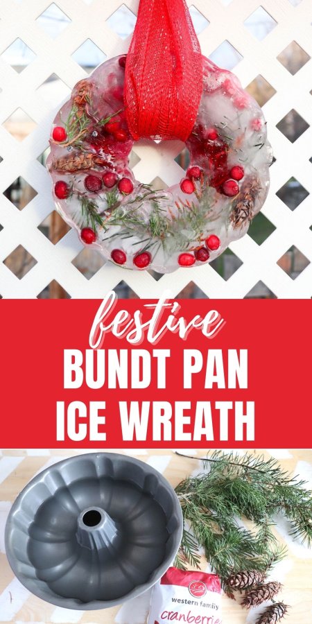 Festive Bundt Pan Ice Wreath