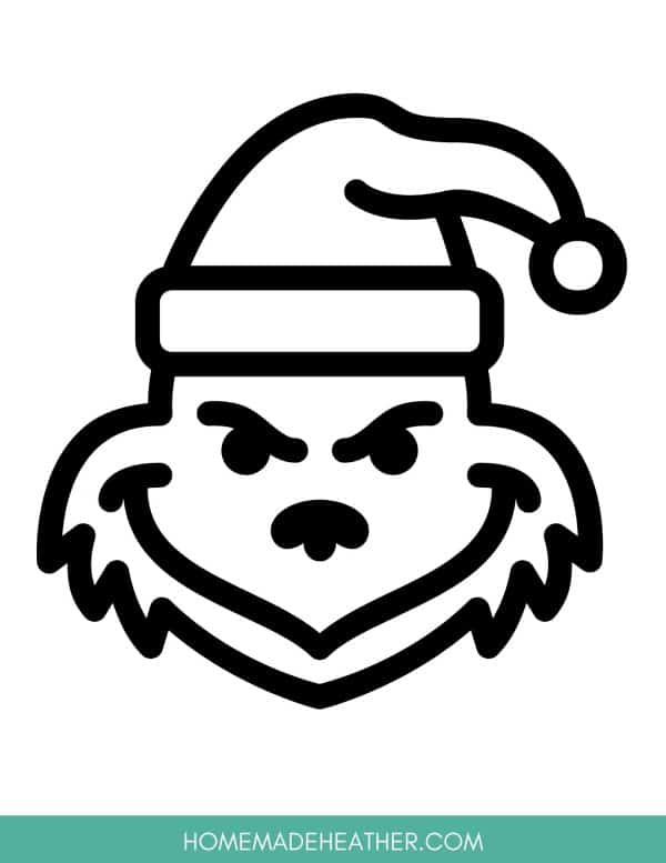 Free Printable Grinch Coloring Page