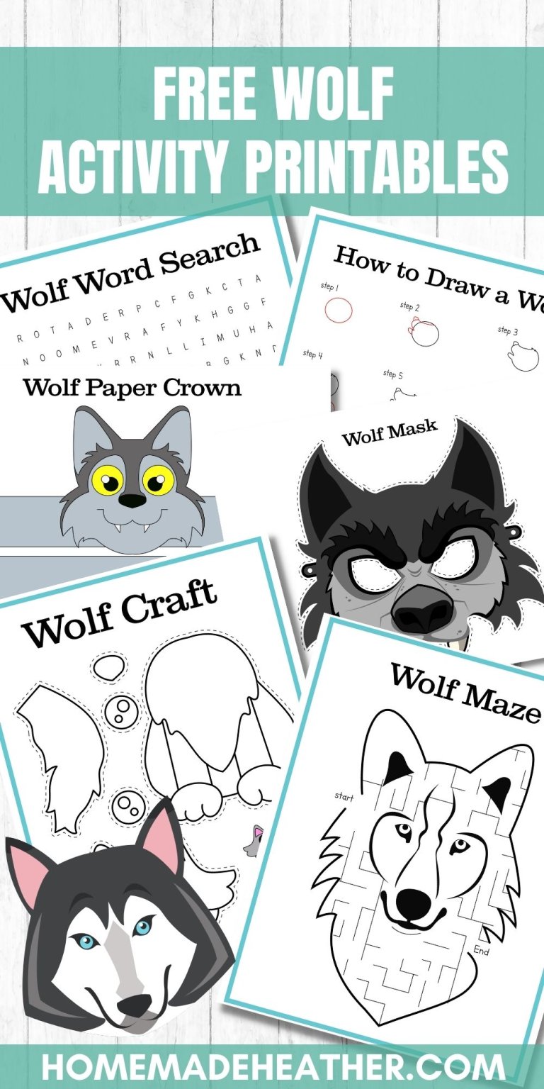 Free Wolf Activity Printables
