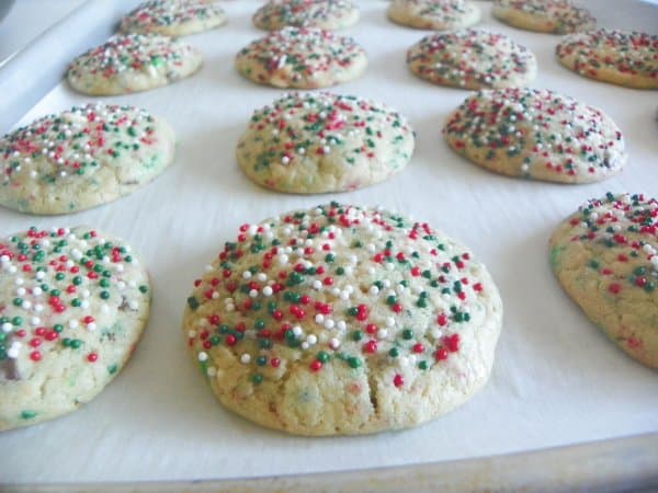 Christmas Confetti Cookie Recipe