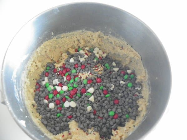 Christmas Confetti Cookie Recipe Process