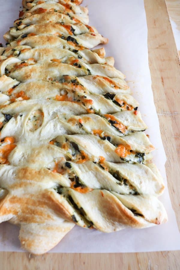Christmas Tree Spinach Dip Recipe
