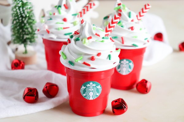 DIY Starbucks Latte Ornament