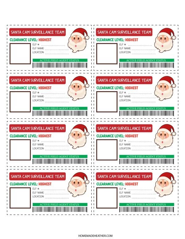 beach activity set Elf Activity Printable