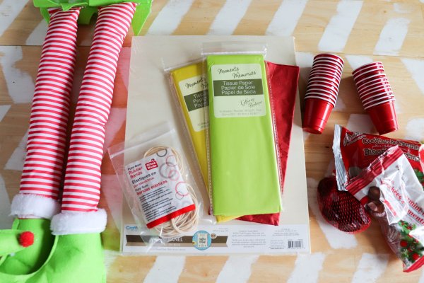 Elf Punch Board Advent Calendar Supplies