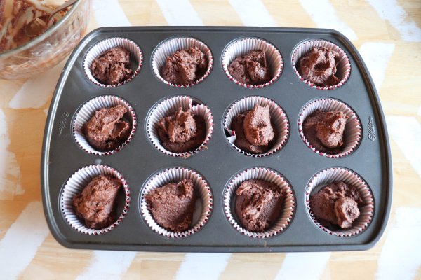 Keto Chocolate Cookie Cupcake Process