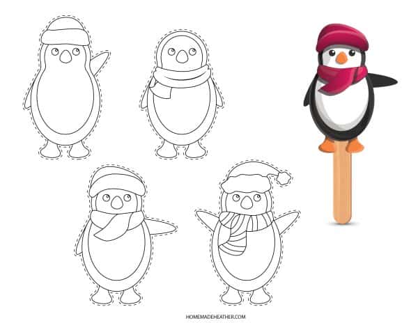 Free Penguin Activity Printable Craft