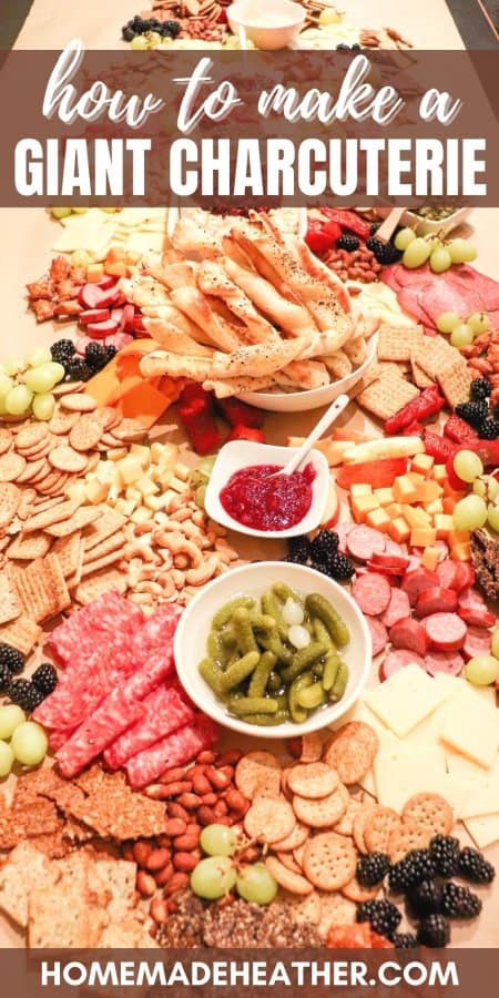 How to Make a Giant Charcuterie Board