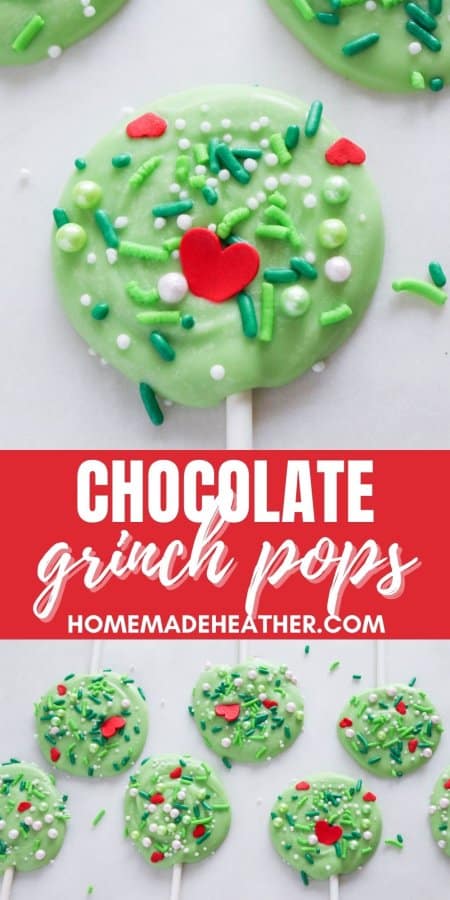 Chocolate Grinch Pops Recipe