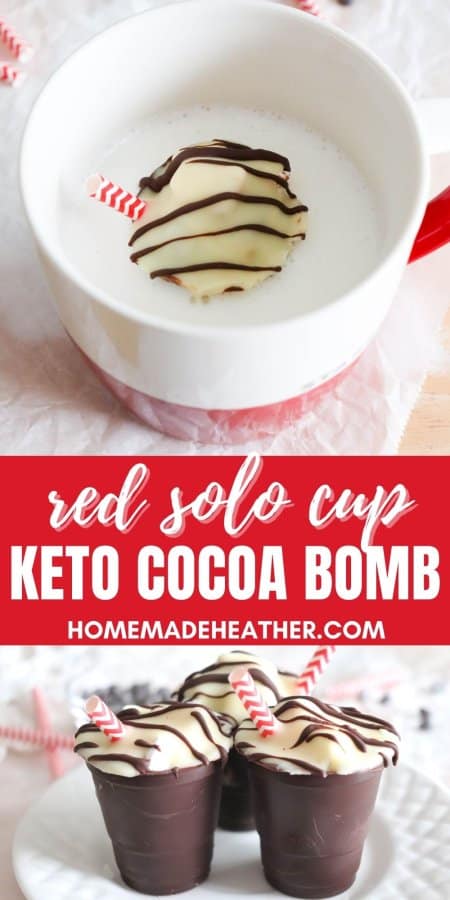 Red Solo Cup Keto Cocoa Bomb
