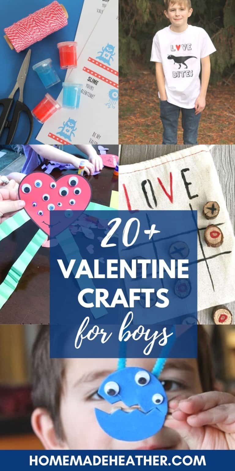 20+ Valentine’s Day Crafts for Boys