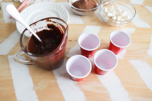Red Solo Cup Keto Cocoa Bomb Process