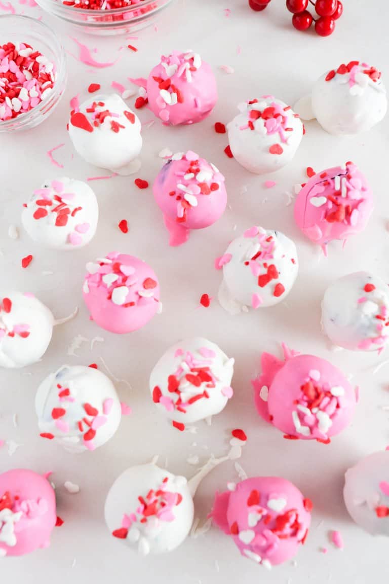 Valentines Day Oreo Cake Balls