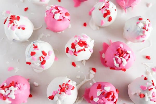 Valentines Day Oreo Cake Balls