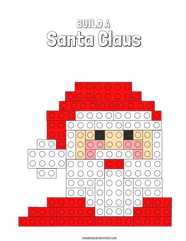Free Christmas Lego Santa Pattern