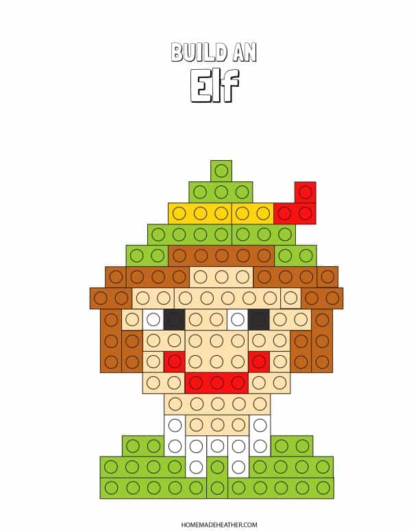 Free Christmas Lego Elf Pattern