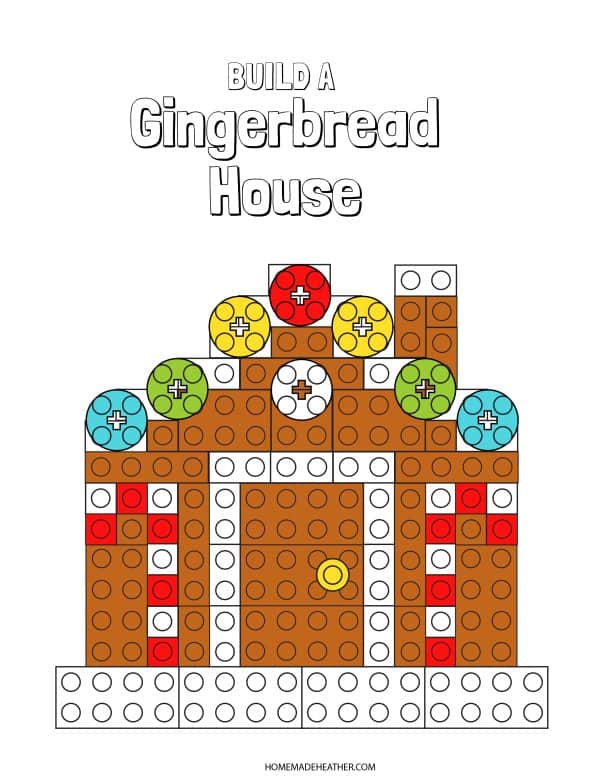 Free Christmas Lego GingerbreadPattern