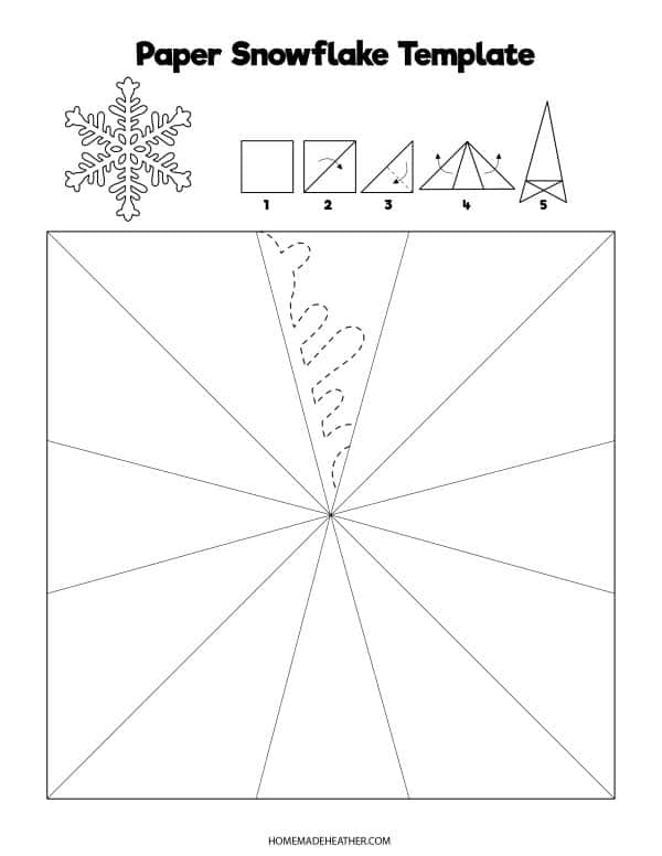Free Printable Snowflake Template