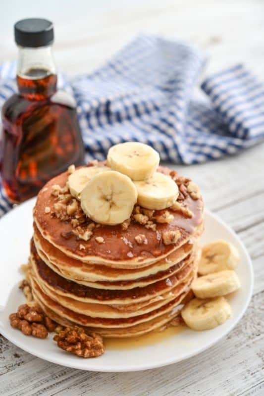 Nutella & Peanut Butter Pancakes Recipe - Crazy Little Projects