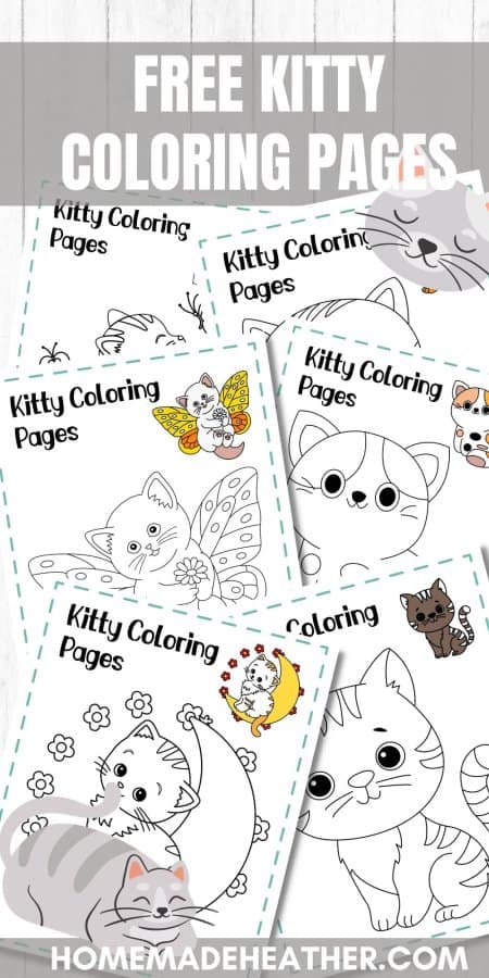 Free Kitty Coloring Pages