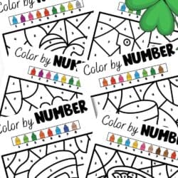 St Patricks Day Color By Number Printables