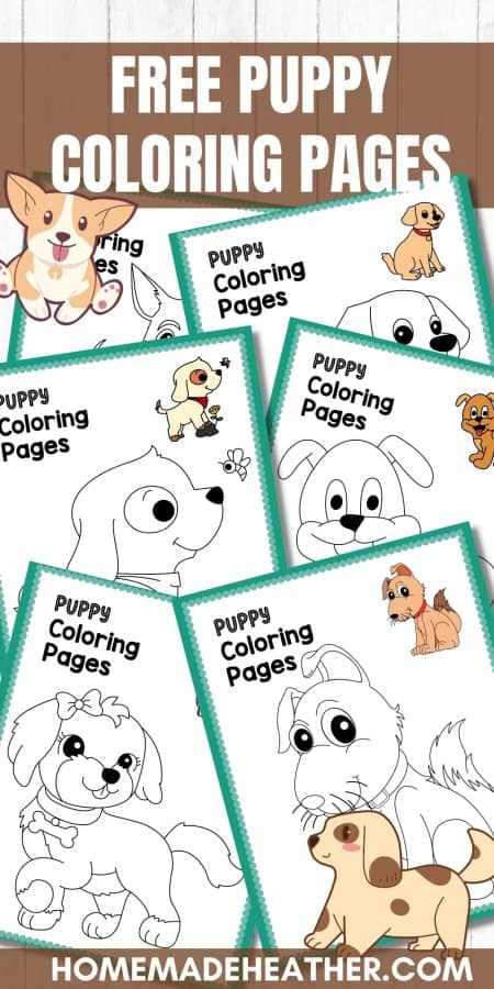 Free Puppy Coloring Pages