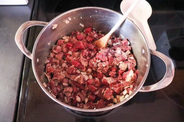 Deer Stew Recipe Process