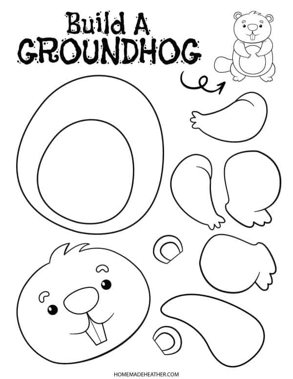 Groundhog Day Printable Craft