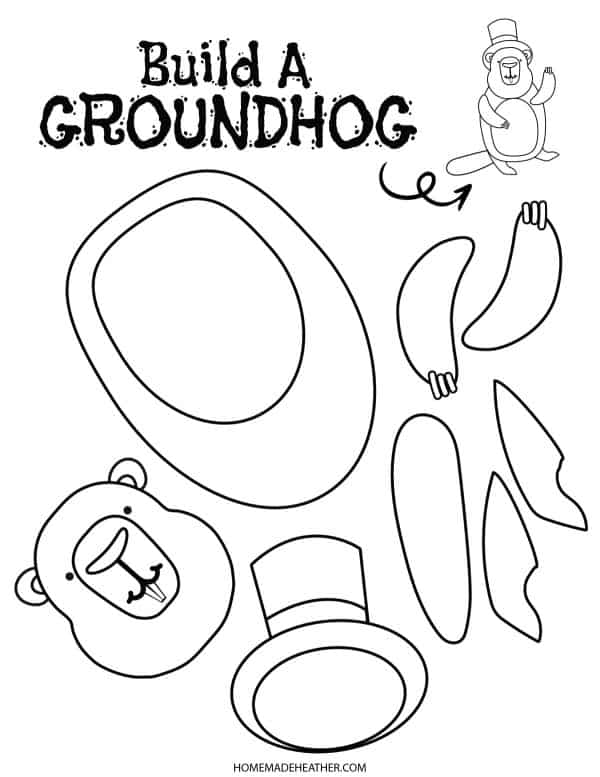 Groundhog Day Printable Craft