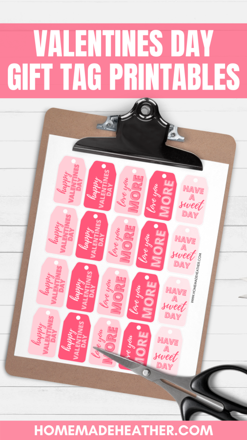 Valentines Day Gift Tag Printables