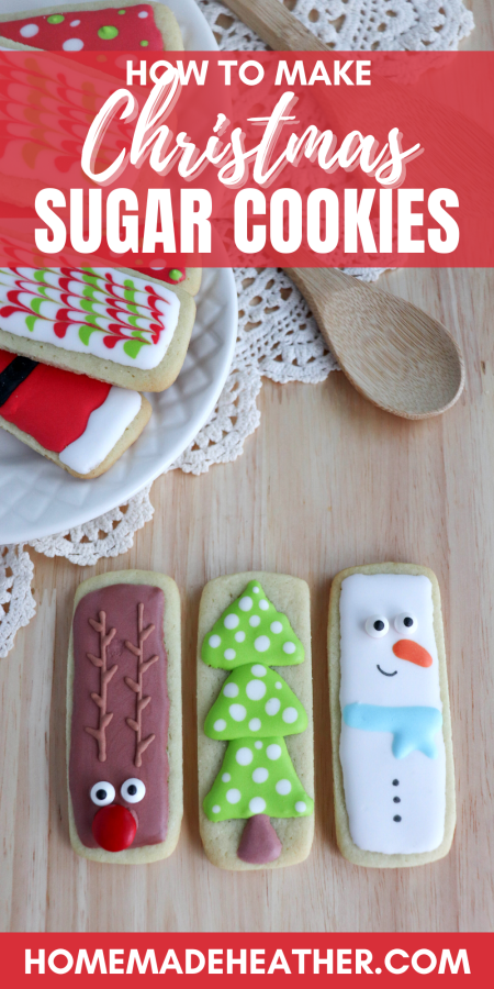 Christmas Sugar Cookies with Printable Gift Tag