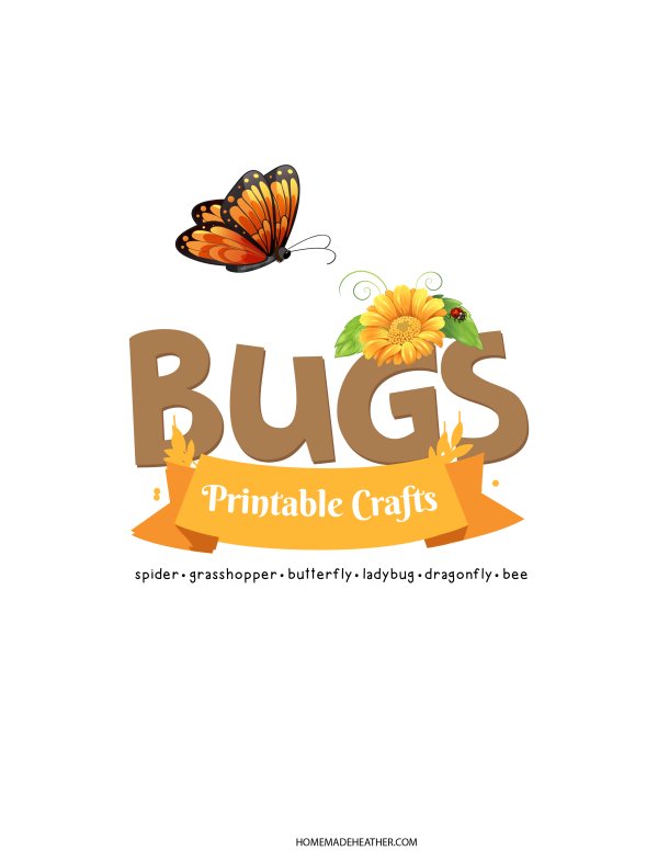 Free Bug Paper Craft Printables