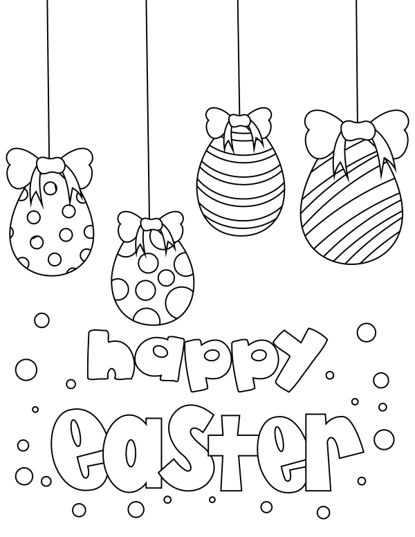 Easter Coloring Page Printables