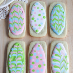 Easter Egg Sugar Cookies with Printable Gift Tag