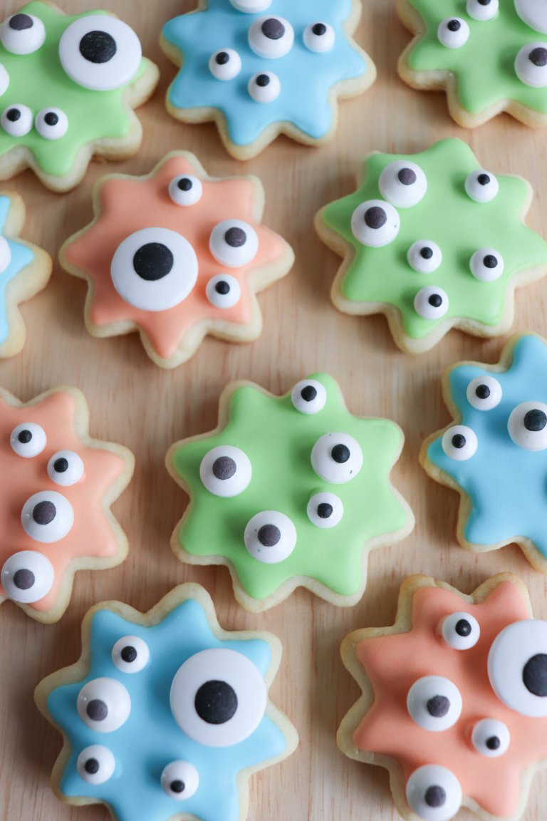 Monster Sugar Cookies with Free Printable Tags