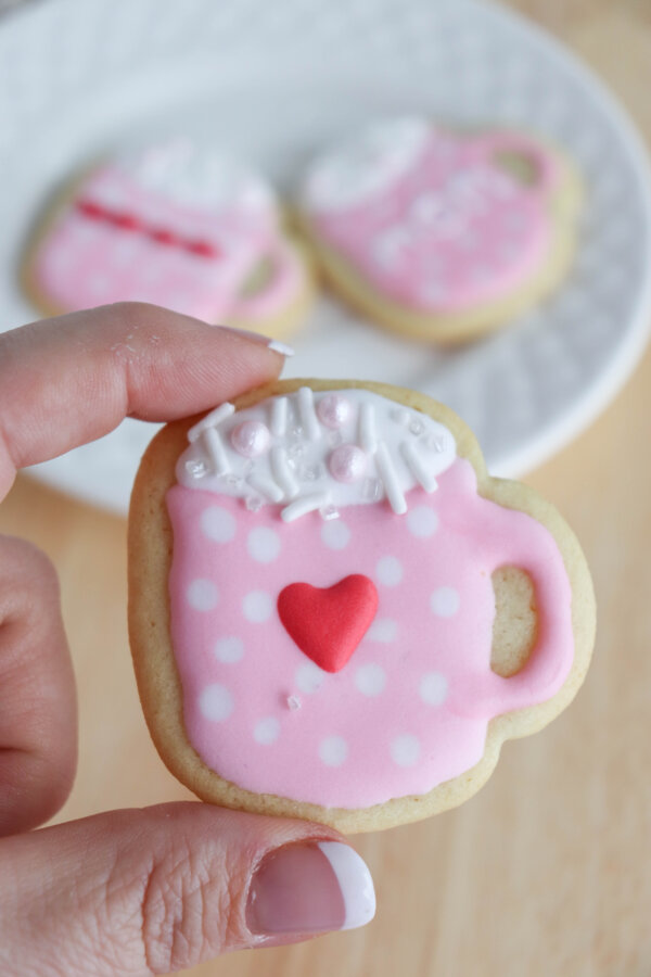 Mothers Day Sugar Cookies with Printable Gift Tags