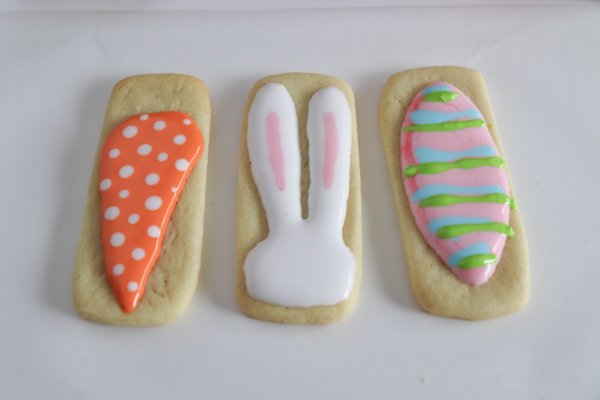 Easter Sugar Cookies Process