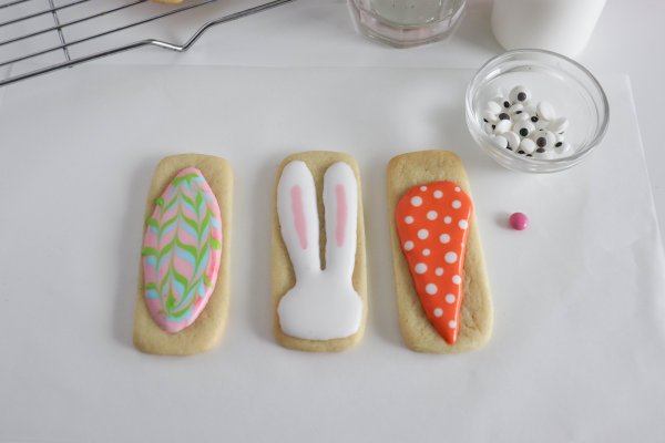 Easter Sugar Cookies Process