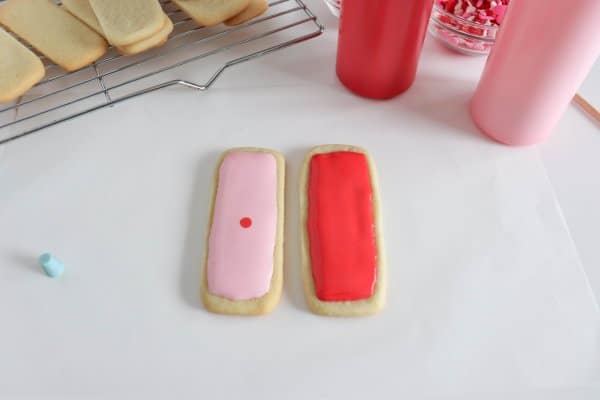 Valentine Sugar Cookies Process