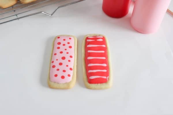 Valentine Sugar Cookies Process