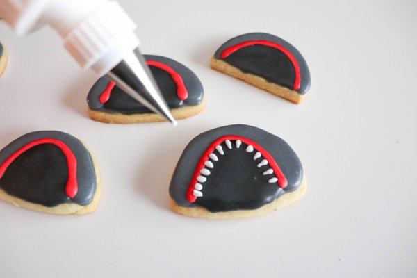 Shark Sugar Cookie Process