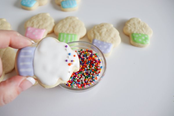 Cupcake Sugar Cookie Process