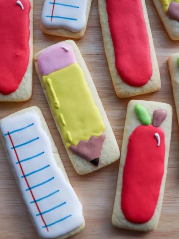 Back to School Sugar Cookies with Printable Gift Tags