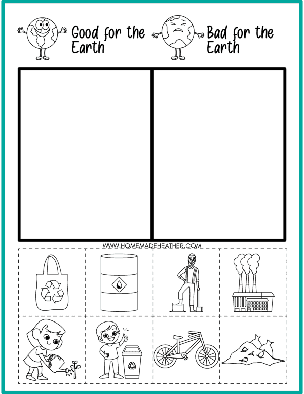 Free Earth Day Activity Printable Game